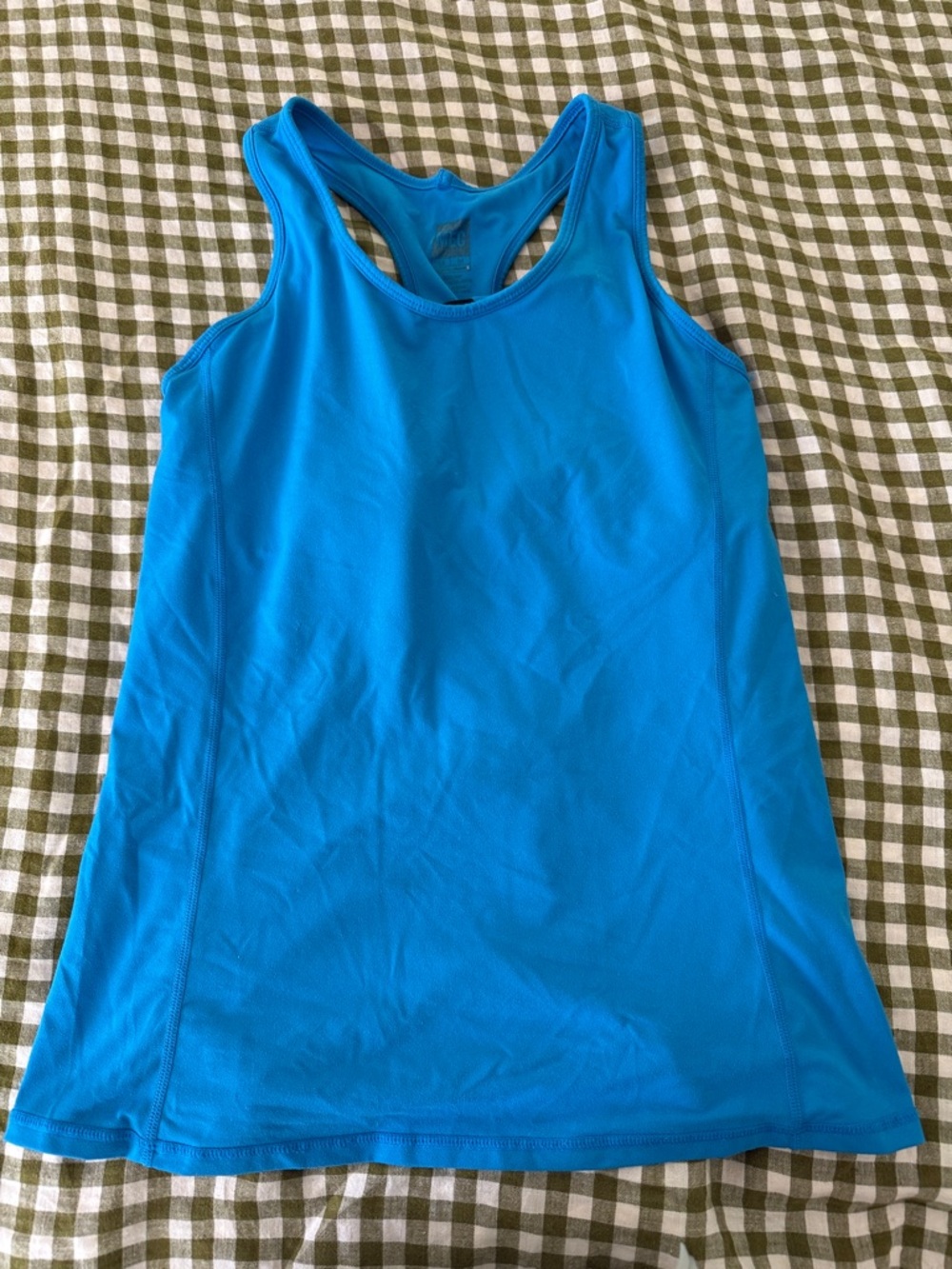 Women’s Bright Blue Racerback Performance Tank Top